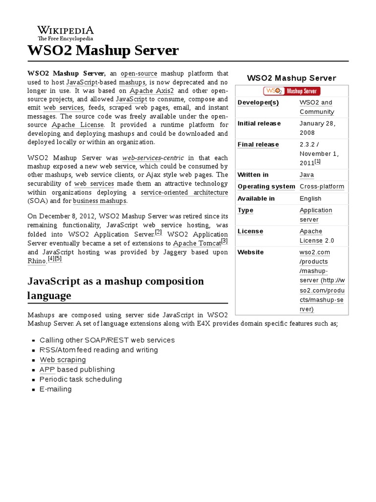 Wso2 mashup server download free pdf web development computing
