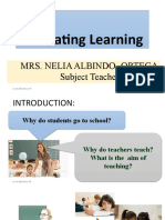 Facilitating Learning Lesson