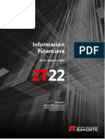 Información Financiera: Al 30 de Junio 2022