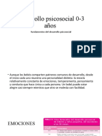 Desarrollo Psicosocial 0-3 Años