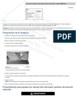 Ajuste de La Fuerza de Tracción Reducida en Las Ruedas (Técnico Electrónico)