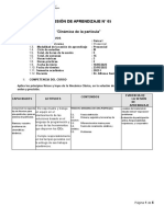 Plan de Sesion de Aaprendizaje 05.dinamica de La Particula