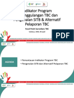 Indikator Program TBC Dan Pengenalan Alternatif Pelaporan Di Kabkota