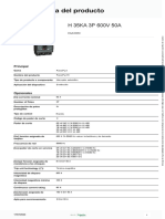 Interruptores en Caja Moldeada Powerpact Marco H - HGA36050