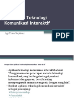 Teknologi Komunikasi Interaktif