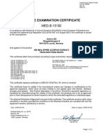 Certificate MED B 15192R1 Tron 60S - GPS