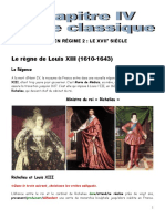 Le Règne de Louis XIII (1610-1643) : L'Ancien Régime 2: Le Xvii Siècle