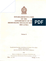 Establishments Code Volume II 1999 (E)