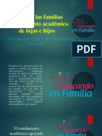 Apoyo de Las Familias Educando en Familia