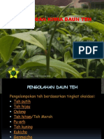 Pengolahan Teh Kandungan Kimia Daun