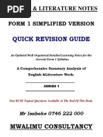 Form 1 Eng Simplified Notes