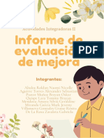 Informe de Evaluación de Mejora - Grupo 05