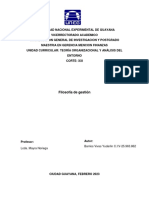 Filosofia de Gestion