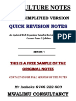 f2 Agric Simplified Notes SP