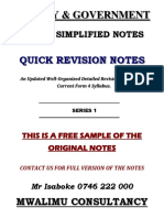 f4 History Simplified Notes SP