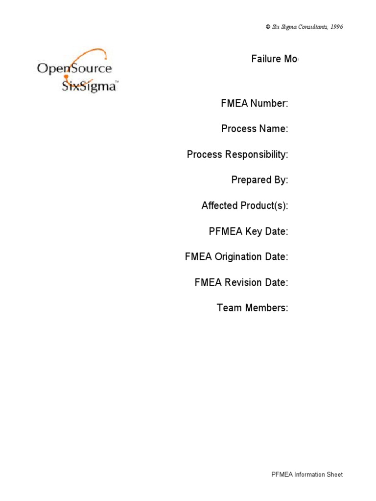 Fmea 39 PDF Free, PDF, Safety
