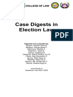 Case Digests in Election Law
