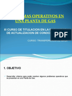 Problemas Operativos en Una Planta de Gas