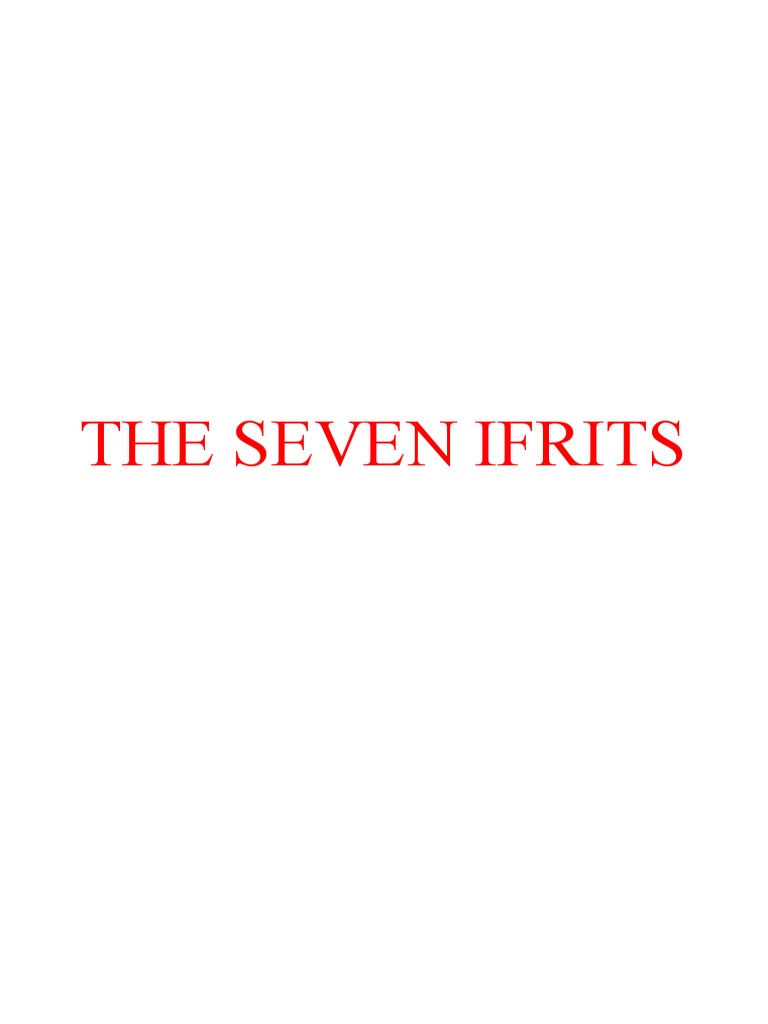 Understanding the Seven Ifrits | PDF