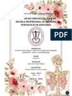 Facultad de Ciencias de La Salud Escuela Profesional de Medicina Portafolio de Anatomía