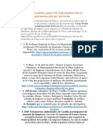 Acciones Desarrolladas Por Pobladores Por La Contaminacion Del Rio Piura