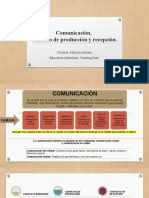 Comunicación, Contexto de Recepcion y Produccion 3 Medios