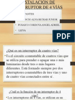 Instalación de Interruptor de 4 Víás