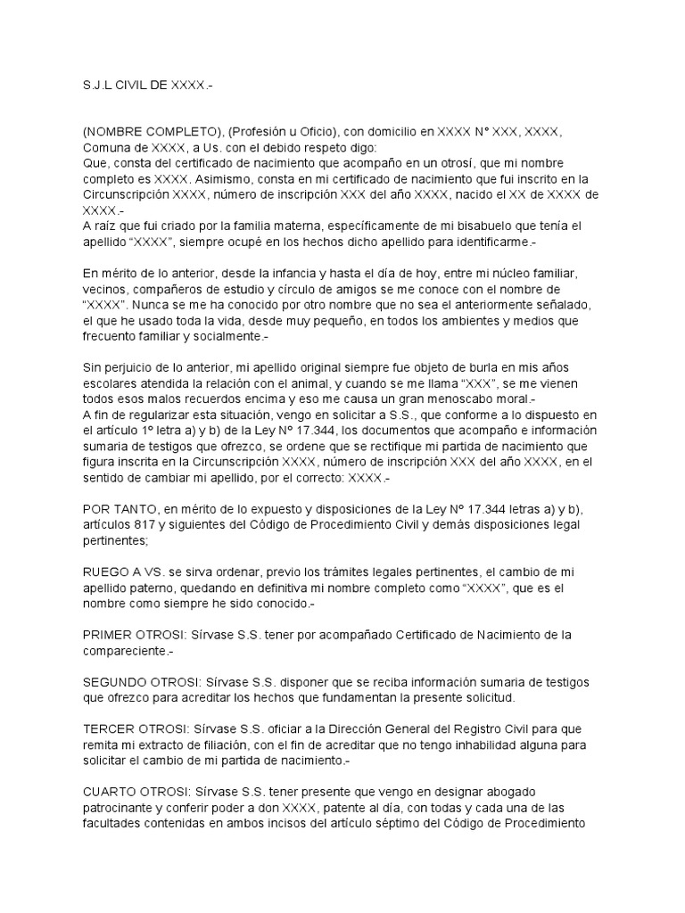 modelo-solicitud-cambio-de-nombre-pdf-certificado-de-nacimiento