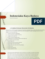 Indonesiaku Kaya Budaya (Catatan)