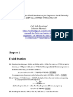 Fluid Mechanics For Engineers 1st Edition by Chin ISBN Solution Manual