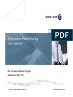 Alcatel-Lucent - Presales - TrainingGlobal - Training - Offer 2010