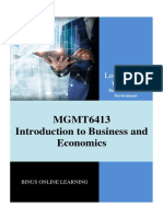 LN 9 Macroeconomic Environment