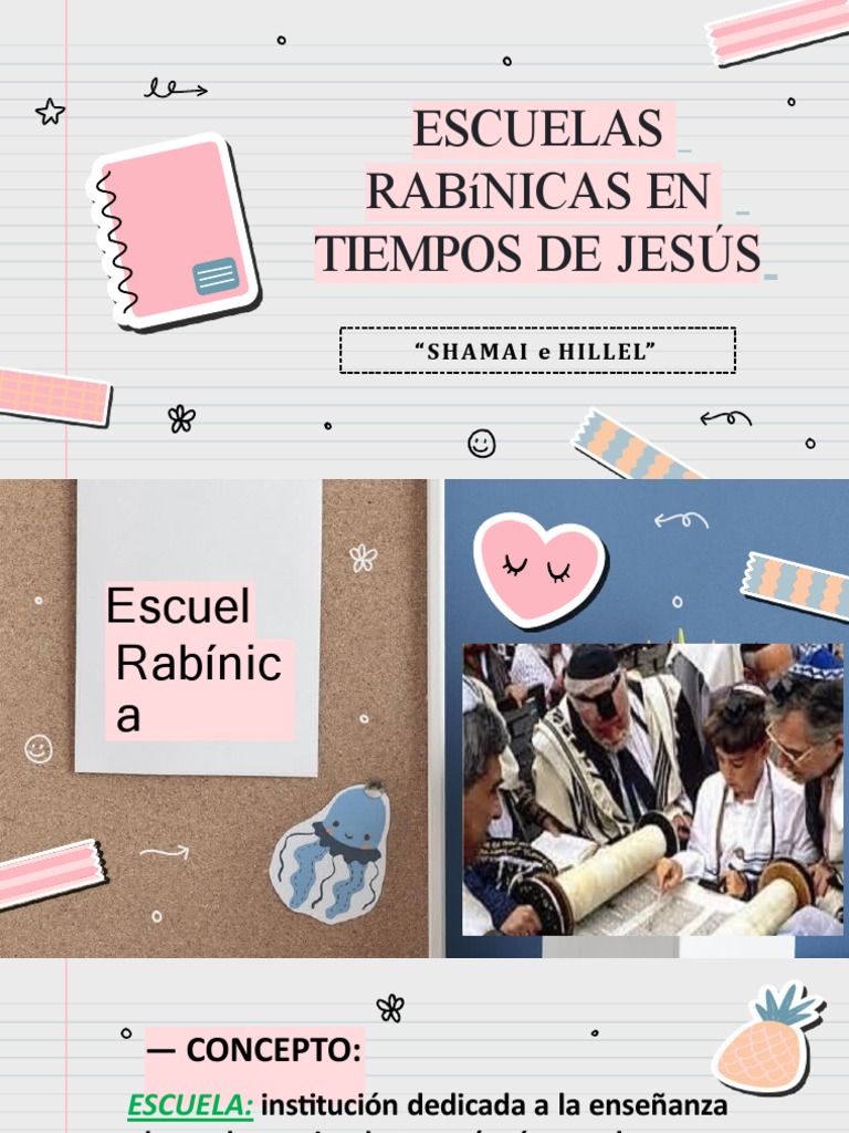Escuelas Rabínicas. Shamai y Hillel en Tiempos de Jesus | PDF | Judios ...