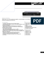 Ecler MPA4-150R Data Sheet