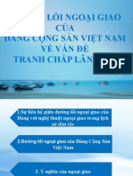 Đường Lối Ngoại Giao CỦA Đảng Cộng Sản Việt Nam Về Vấn Đề Tranh Chấp Lãnh Hải
