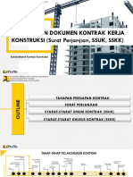 Pemahaman Dokumen Kontrak Kerja Konstruksi - SP SSUK SSKK