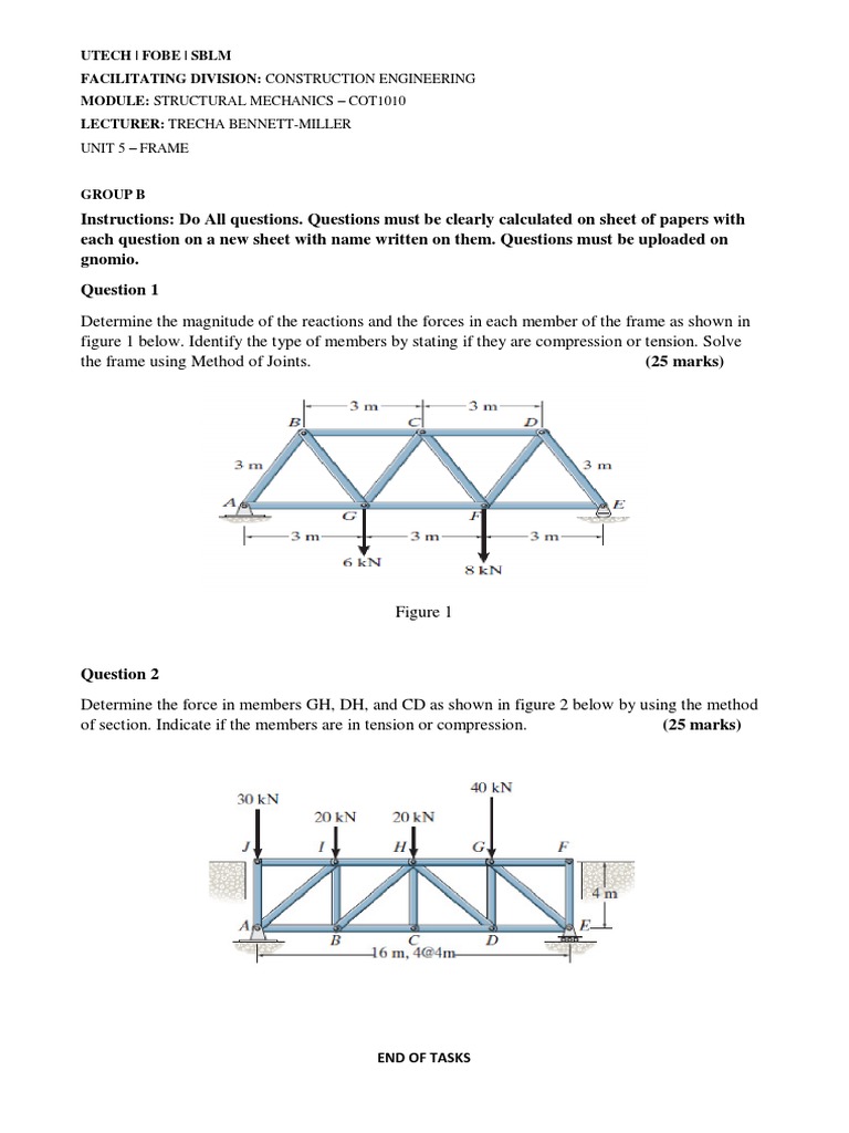 Unit 5 - Frame Group B 2022 | PDF | Technology & Engineering