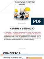 Tema 6 - Salud e Higiene en El Centro Laboral