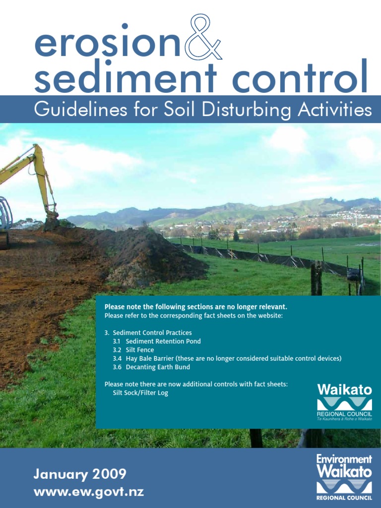 Erosion and Sediment Control Guidelines | PDF | Erosion | Surface Runoff