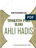 Buku - Tingkatan para Ulama Ahli Hadist