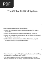 The Global Political System