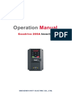Goodrive200A Inverter Operation Manual V2 1