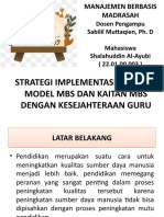 Strategi Implementasi MBS Dan Model MBS Dan Kaitan