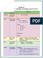 G2 - Periodic Test-2 - Syllabus and Schedule, 21.06.23