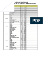 Jadwal Pelajaran