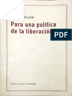 T06A DUSSEL para Una Política de La Liberación El Orden Político Vigente Fragmentos 1