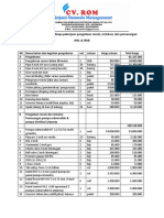 Rekavitulasi Rencana Biaya Pekerjaan Pengadaan Dan Pemasangan Instalasi IPAL Dan IPAB