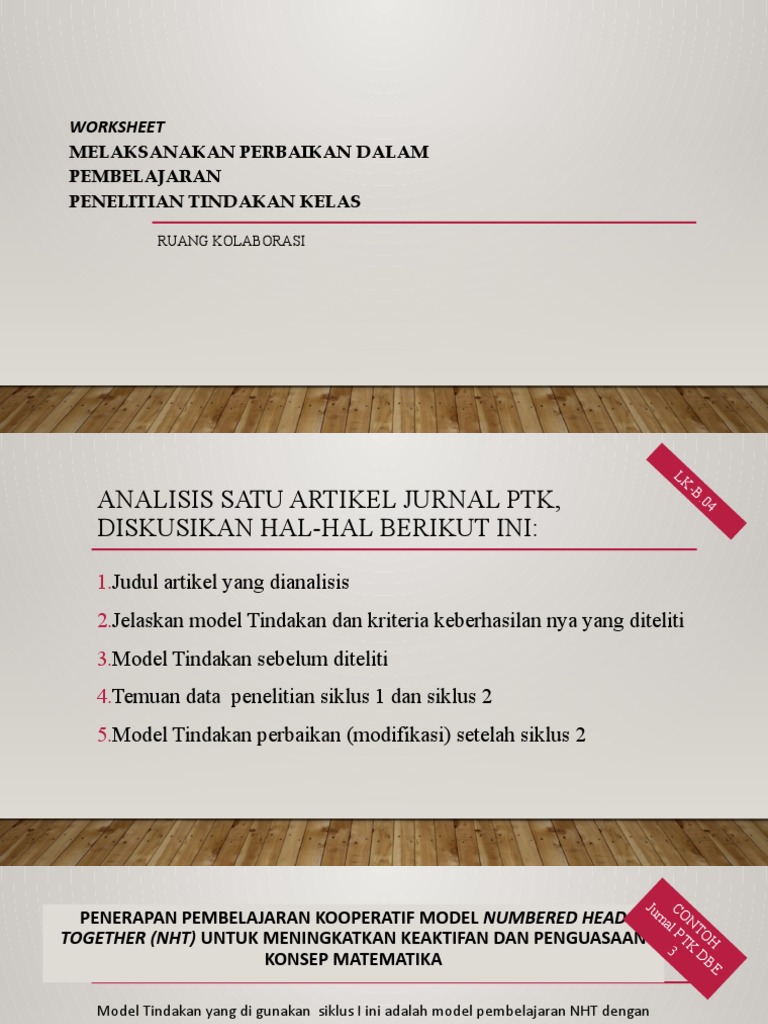 Contoh Kasus Worksheet PDF