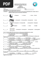 Diagnostic Test Ko May Sagot Pa First Grading