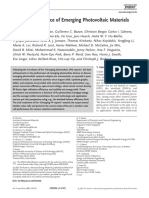 Device Performance of Emerging Photovoltaic Materi